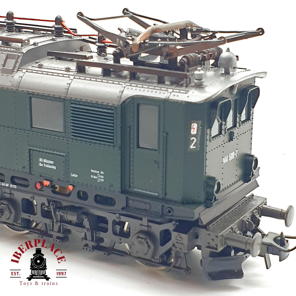 ♻️✨ Roco 4130 Locomotora Eléctrica BR 144 509-7 DB Verde Ep IV Escala H0 1:87