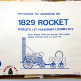♻️ ✨ Entex 8219 Kit maqueta para montar locomotora Stephenson Rocket 1829 1:26