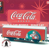 ♻️✨ Electrotren 212246 vagón cerrado Coca-Cola Papa Noel RENFE DC Escala H0 1:87