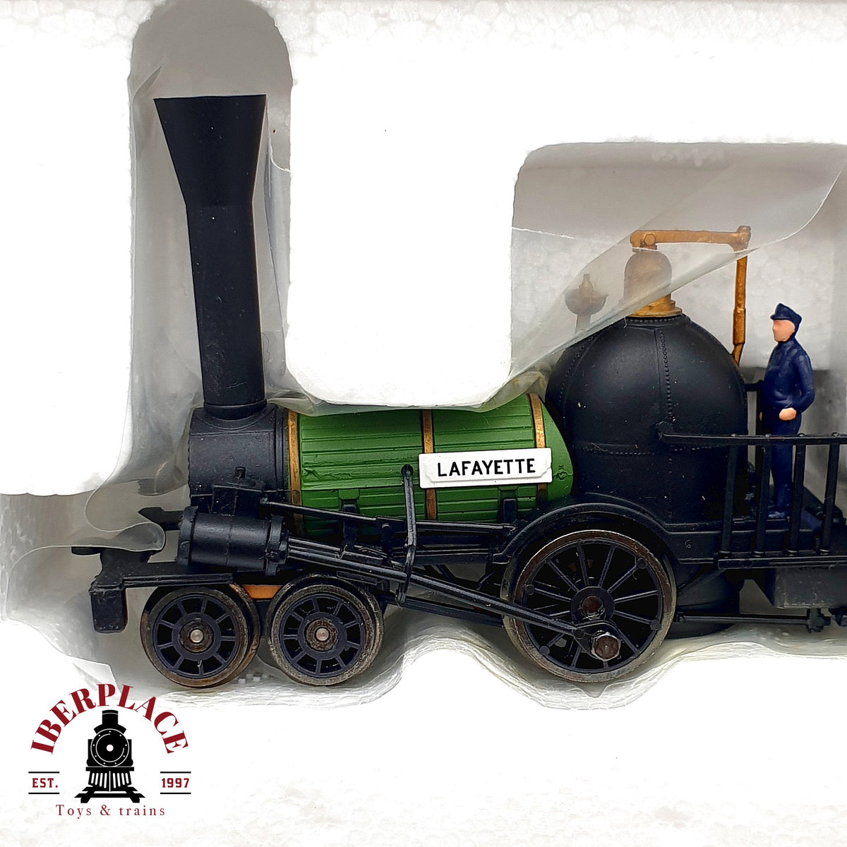♻️ Bachmann 00628 Set inicio tren de vapor DeWitt Clinton con vagones Escala H0 1:87