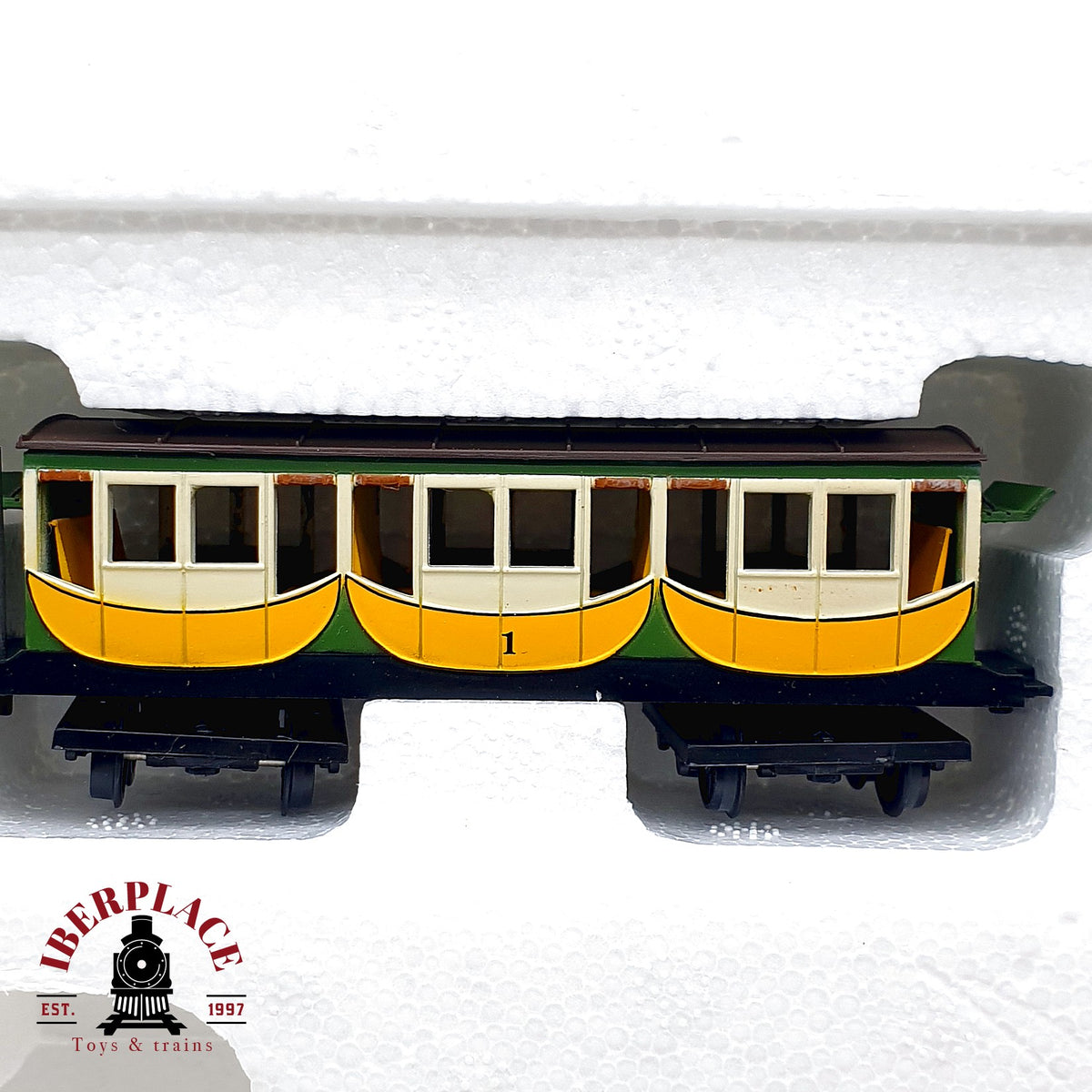 ♻️ Bachmann 00628 Set inicio tren de vapor DeWitt Clinton con vagones Escala H0 1:87
