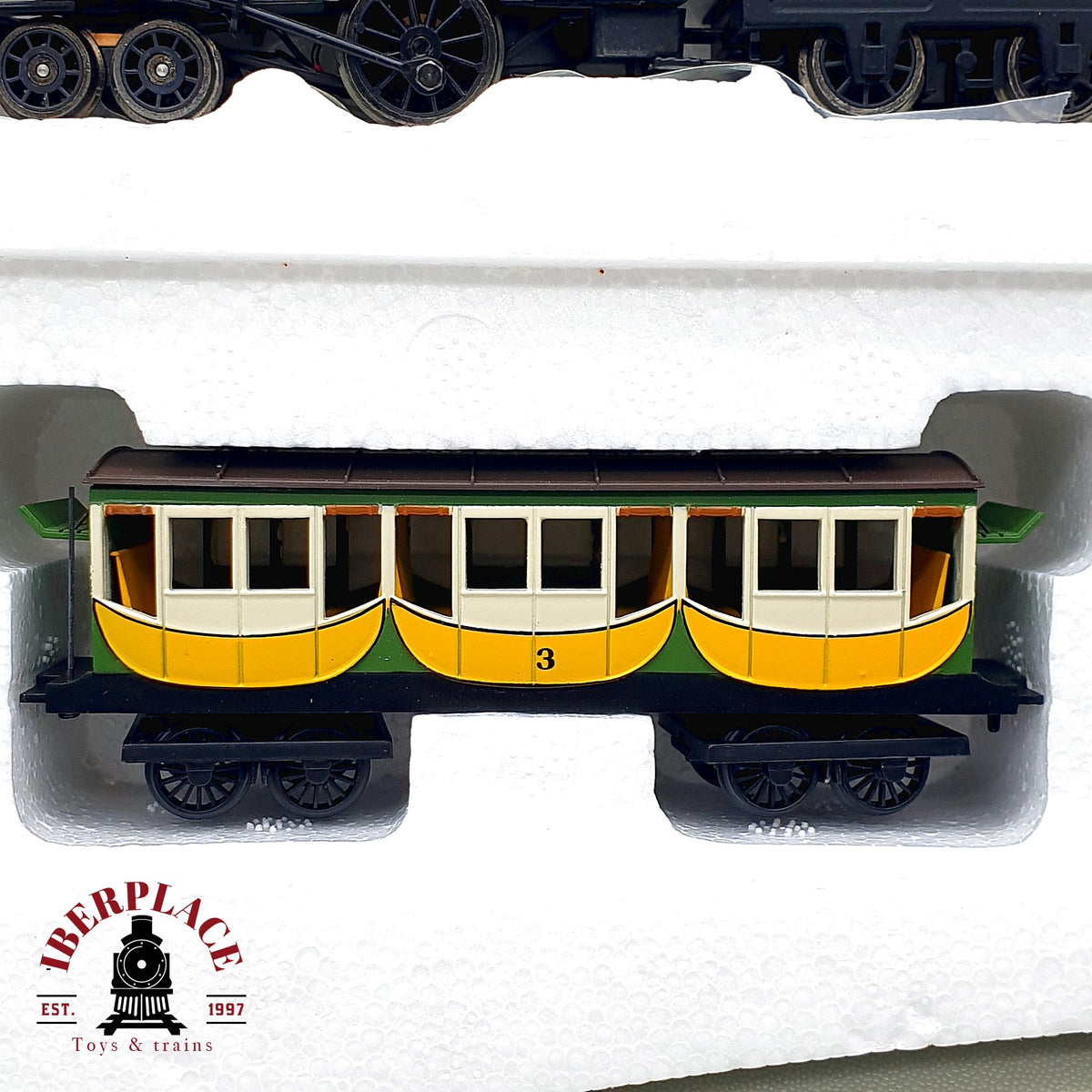 ♻️ Bachmann 00628 Set inicio tren de vapor DeWitt Clinton con vagones Escala H0 1:87