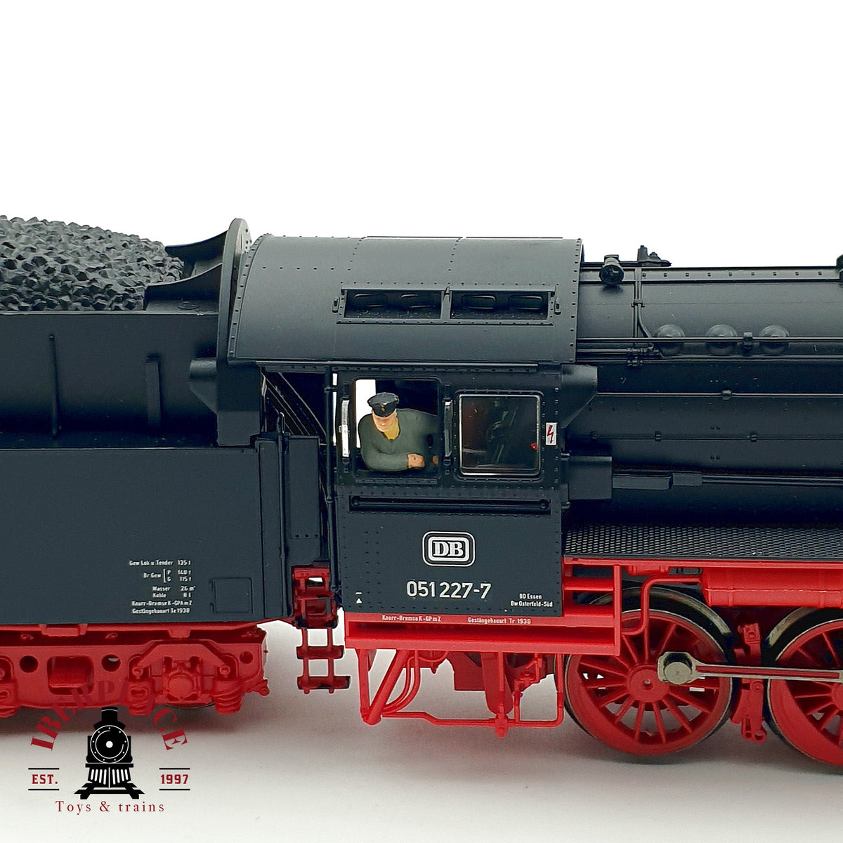 ♻️ ✨ Roco 62263 locomotora vapor 051 227-7 DB época IV H0 1:87 DC