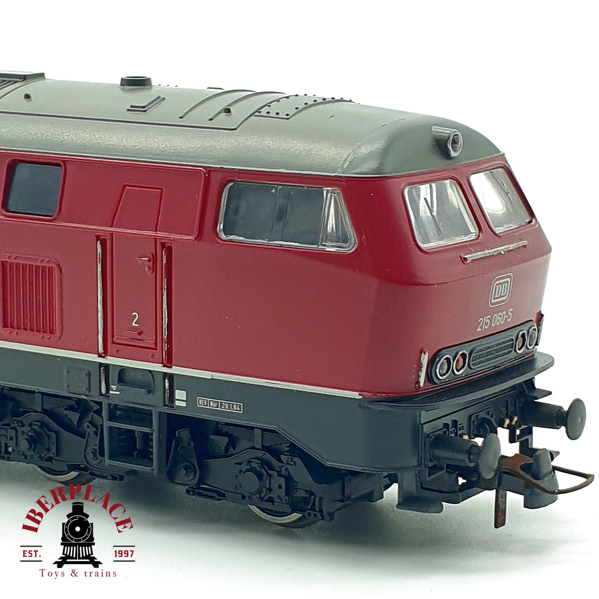 ♻️🚂 Roco Locomotora Diesel BR 215 060-5 DB Ep IV Rojo DC Escala H0 1:87