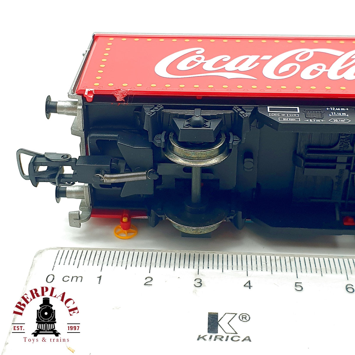♻️✨ Electrotren 212246 vagón cerrado Coca-Cola Papa Noel RENFE DC Escala H0 1:87