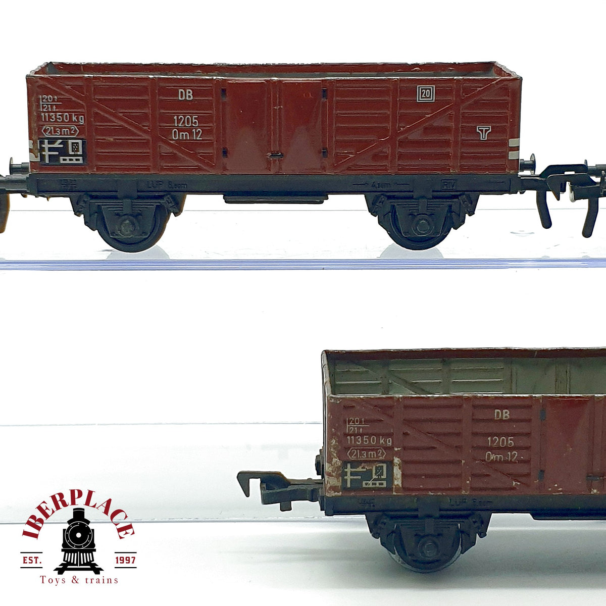 ♻️🚂 Fleischmann 3x vagones mercancias Heineken Bier DB DC en metal Escala H0 1:87