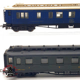 ♻️ 🚂 Liliput 2x Vagones Pasajeros CIWL Restaurante P.O.-MIDI Ep II Escala H0 1:87