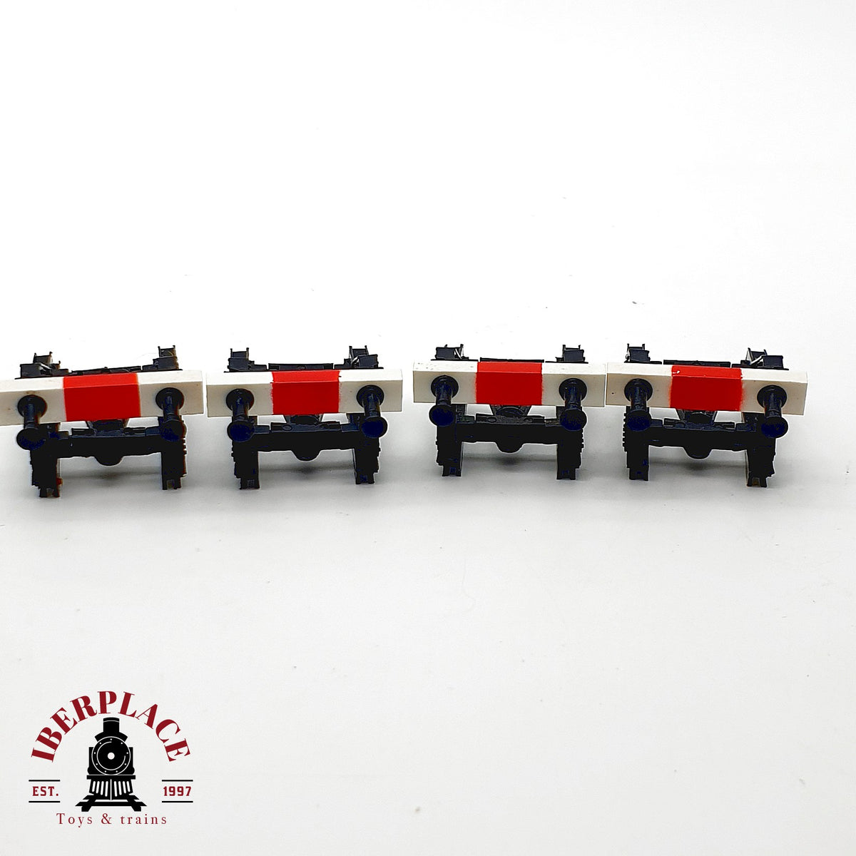 ♻️ Märklin 7391 Lote 4x Tope de vía Prellbock vía K Escala H0 1:87