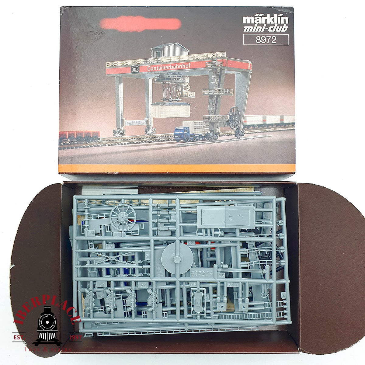 ♻️✨ Marklin 8972 kit grua de contenedores terminal carga escala Z 1:220