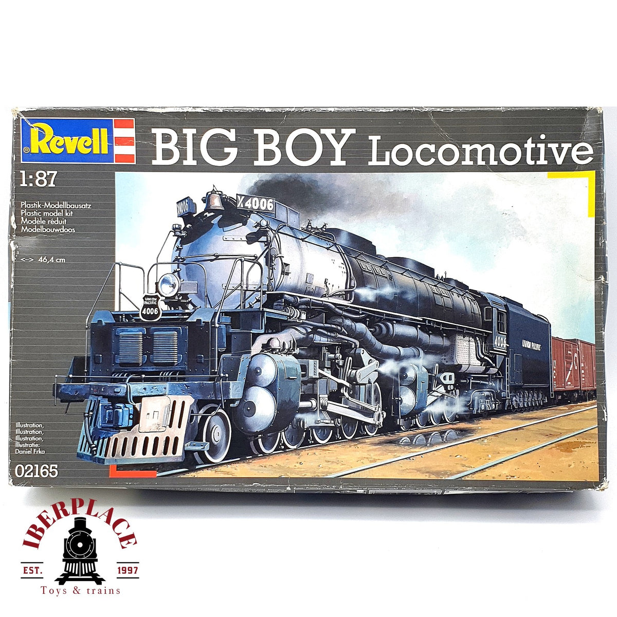 ♻️ 🚂 Revell 02165 Big Boy Locomotora Vapor Union Pacific Kit de montaje escala H0 1:87