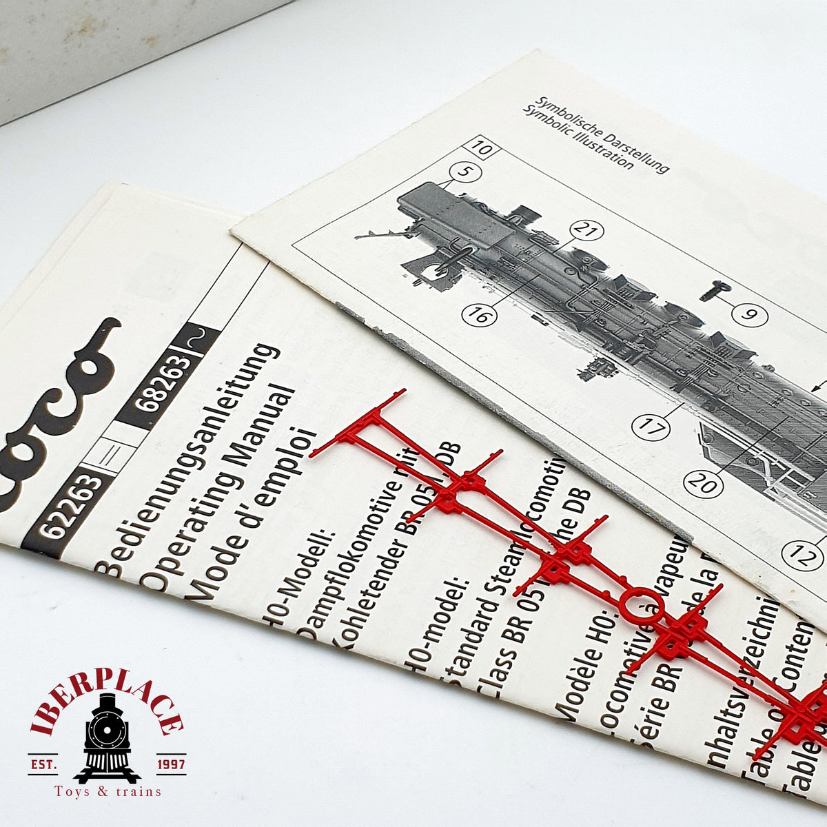 ♻️ ✨ Roco 62263 locomotora vapor 051 227-7 DB época IV H0 1:87 DC