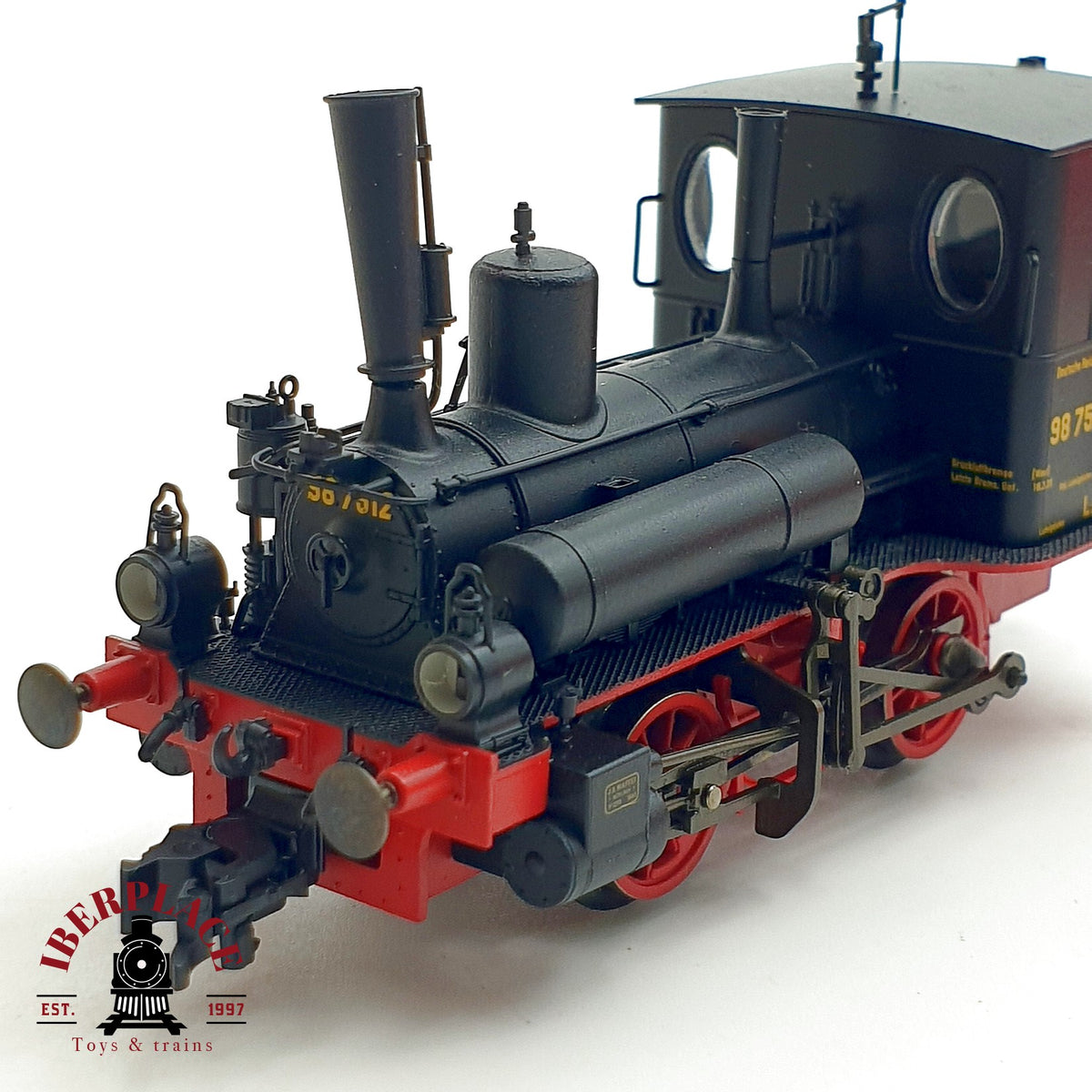♻️ ✨ Fleischmann 400601 locomotora vapor BR 98 7512 DRG epoca II H0 1:87 DC