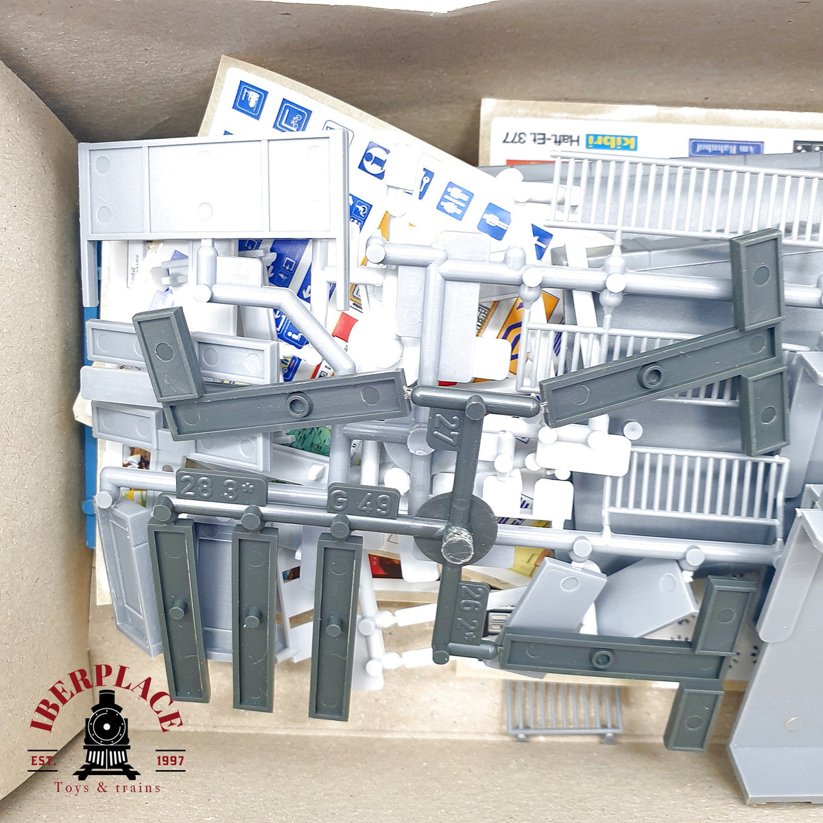 ♻️ 🚂 KIBRI kit andenes plataforma de estacion escala H0 1:87