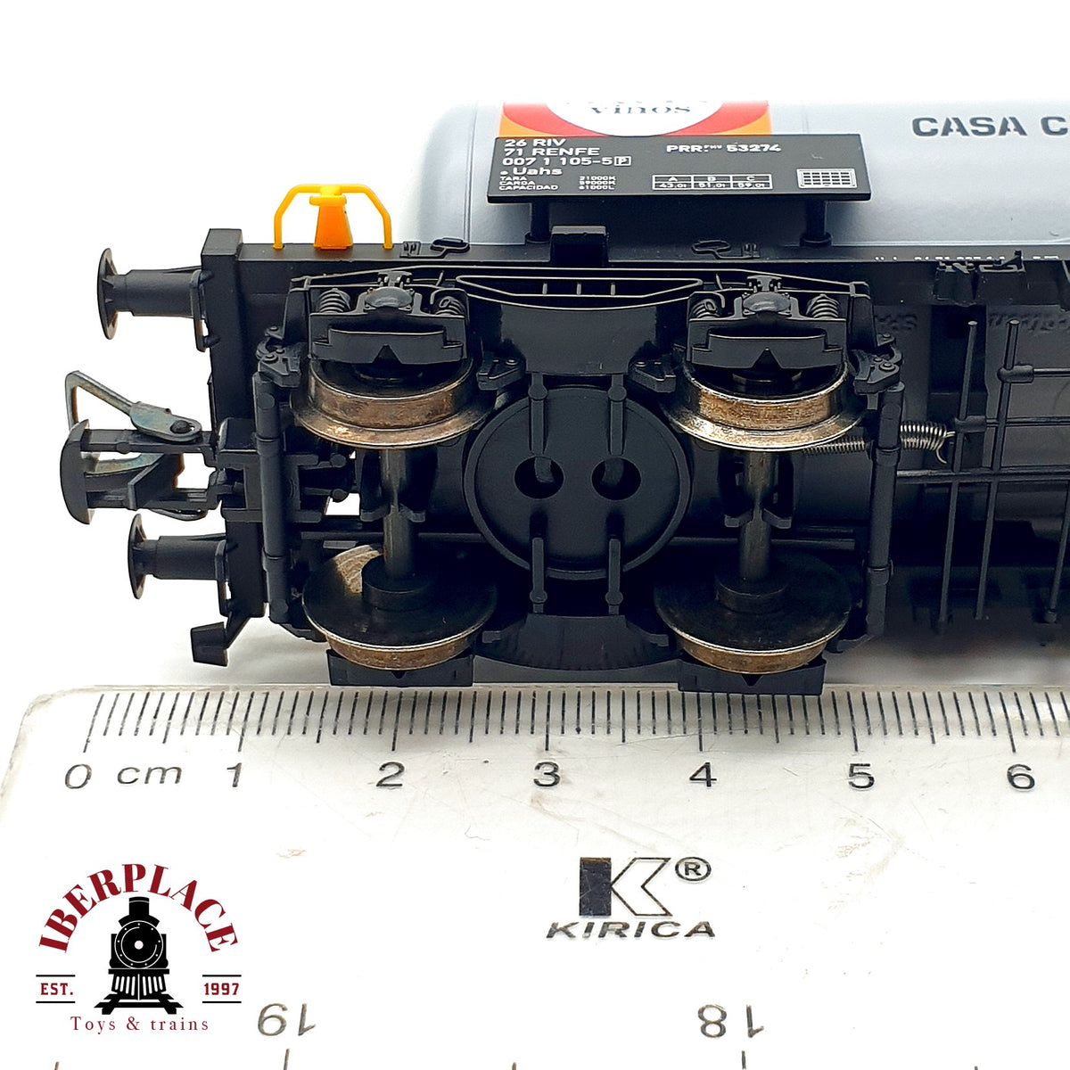 ♻️ ✨ Electrotren 5856K Vagón cisterna Vinos SAVIN RENFE Ep IV Escala H0 1:87