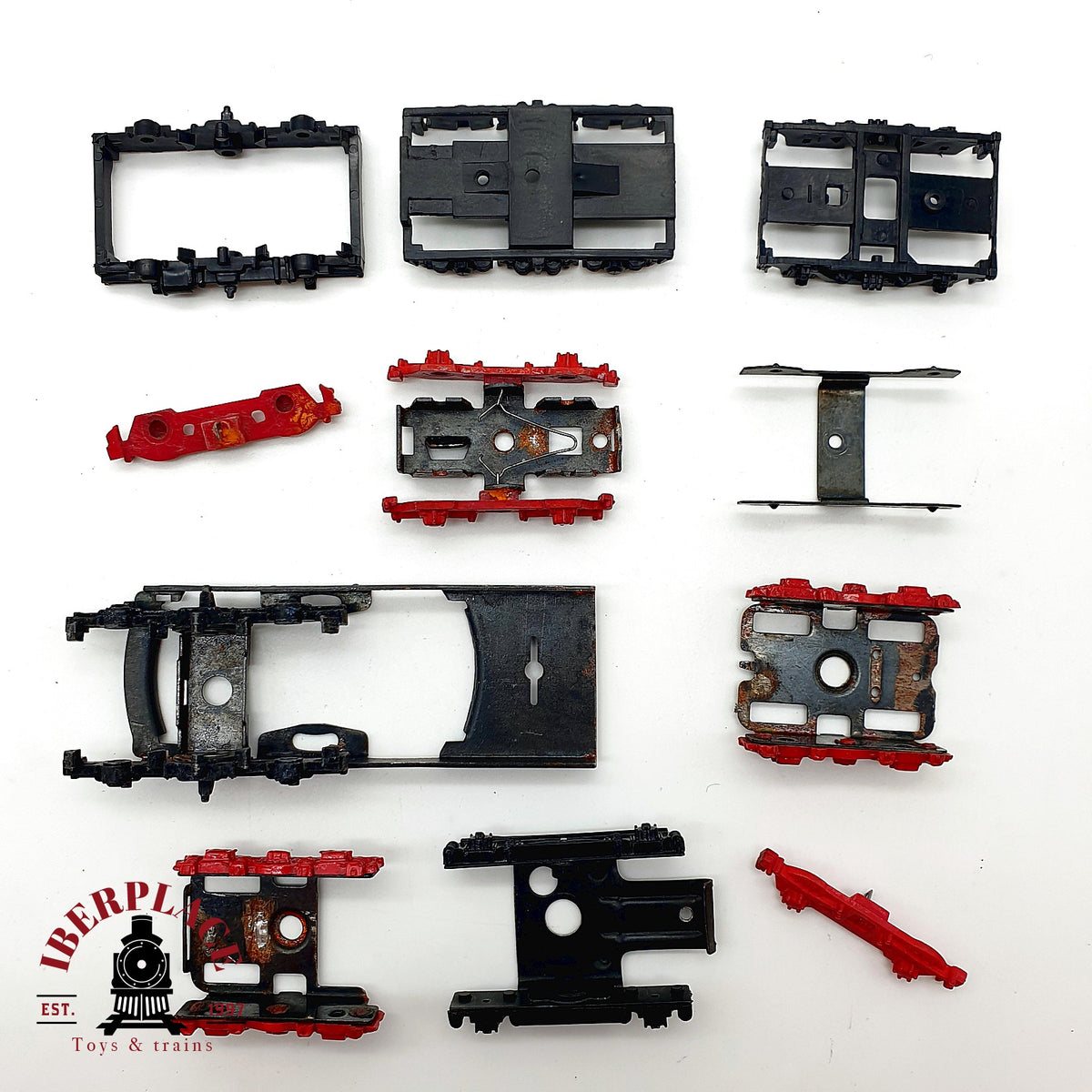 ♻️ 🧩 Lote Chasis Bogies para repuestos Escala H0 1:87 3/3
