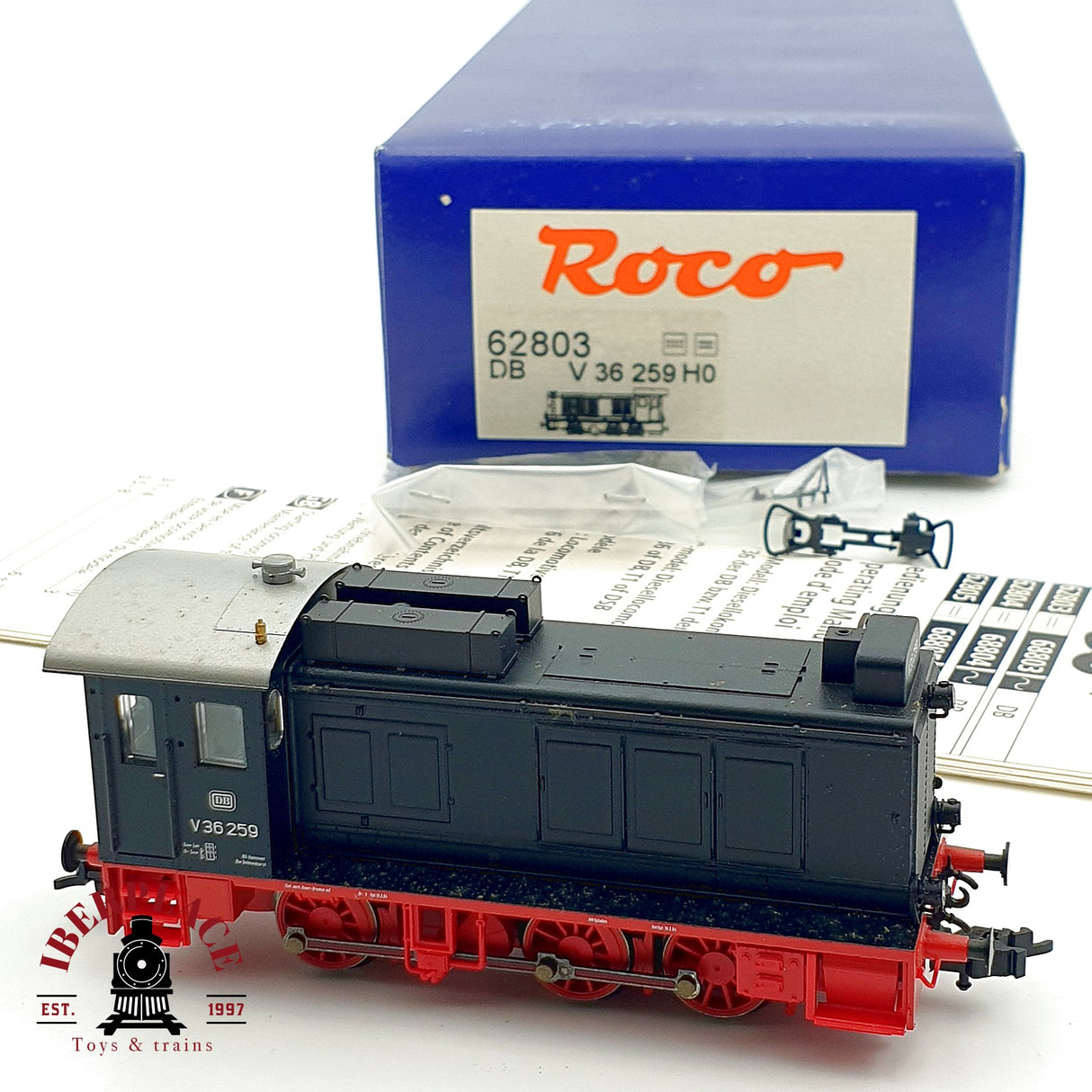 ♻️✨ Roco 62803 Dig. locomotora diesel V 36 259 DB epoca III Escala H0 1:87 DC