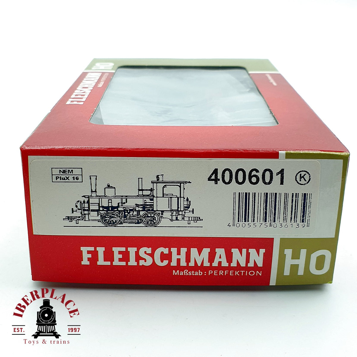 ♻️ ✨ Fleischmann 400601 locomotora vapor BR 98 7512 DRG epoca II H0 1:87 DC