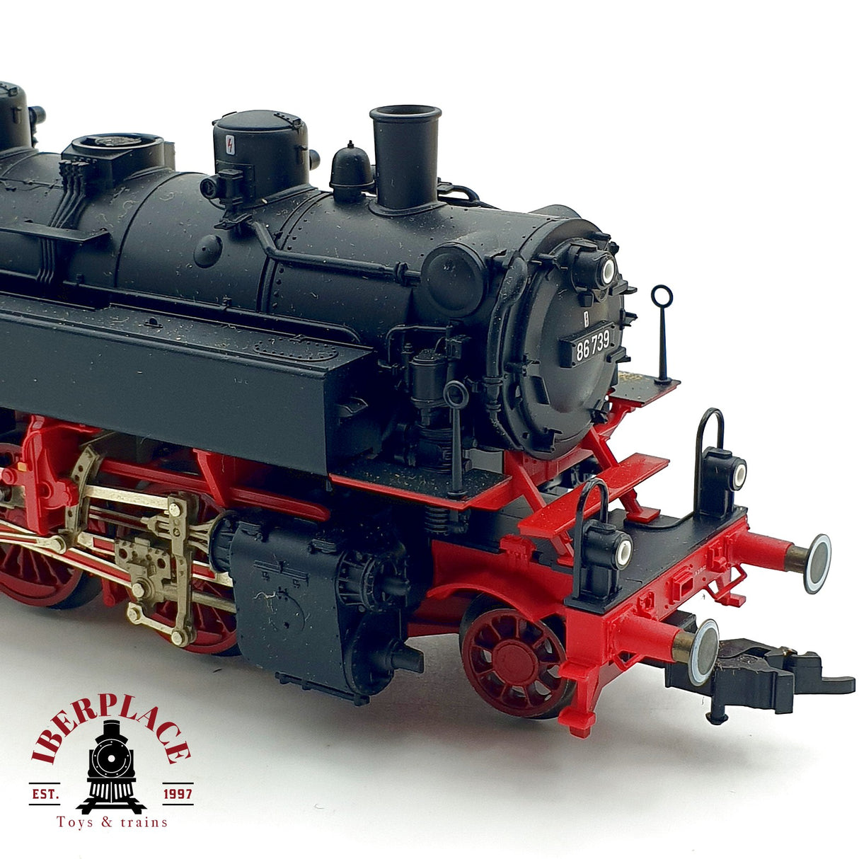 ♻️ ✨ Fleischmann 4086 locomotora vapor BR 86 739 DB época III H0 1:87 DC