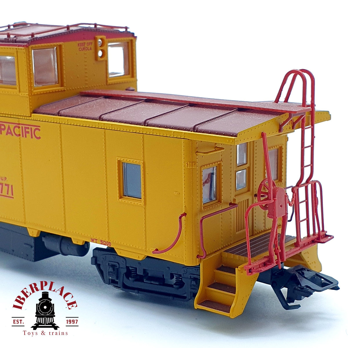 ♻️ ✨Märklin 45702 Vagon furgon de cola Caboose Union Pacific UP Ep III AC Escala H0 1:87