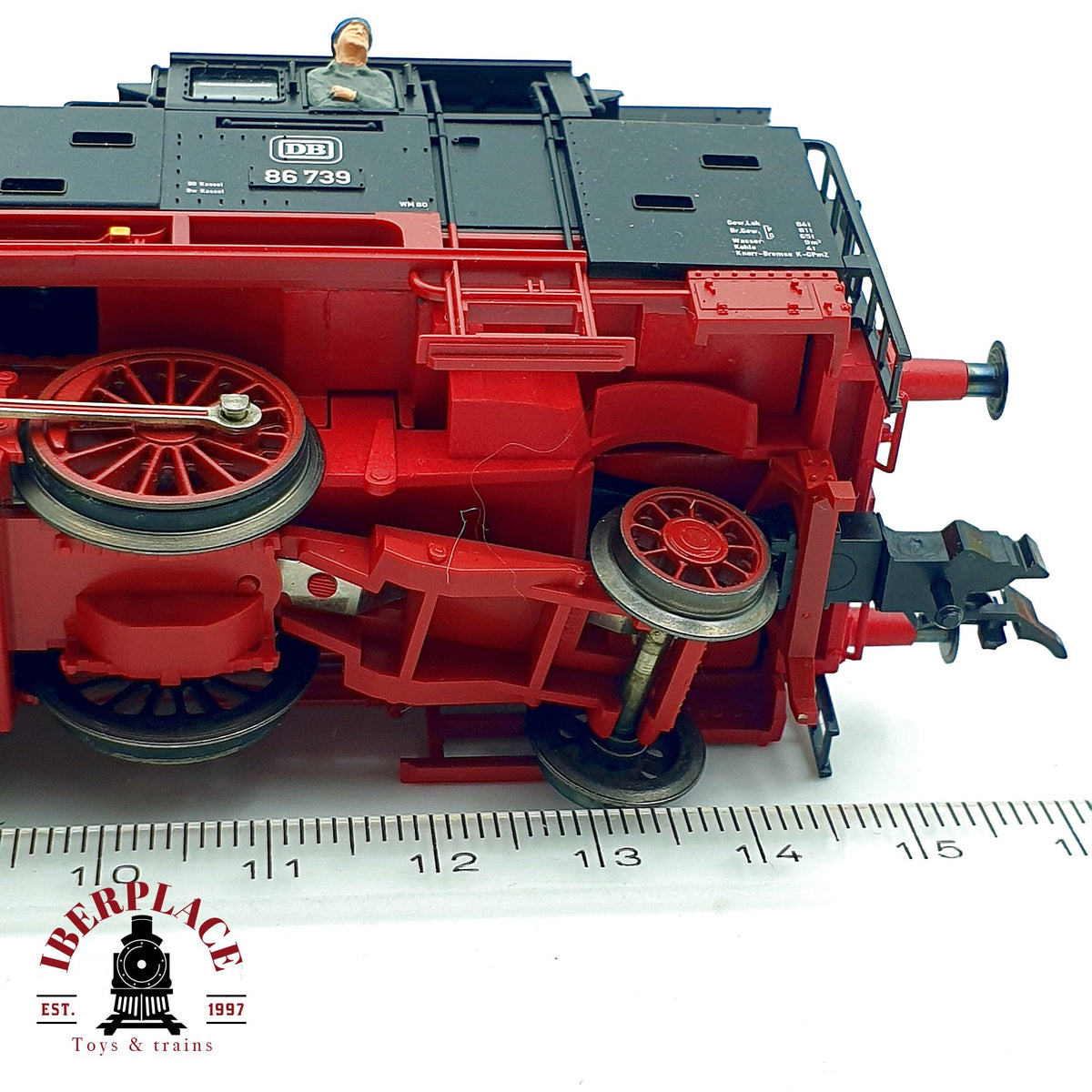 ♻️ ✨ Fleischmann 4086 locomotora vapor BR 86 739 DB época III H0 1:87 DC