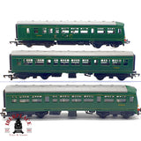 ♻️ 🚂 Hornby OO H0 DMU Class 101 automotor 3 piezas BR Green M79079 Escala H0 1:87