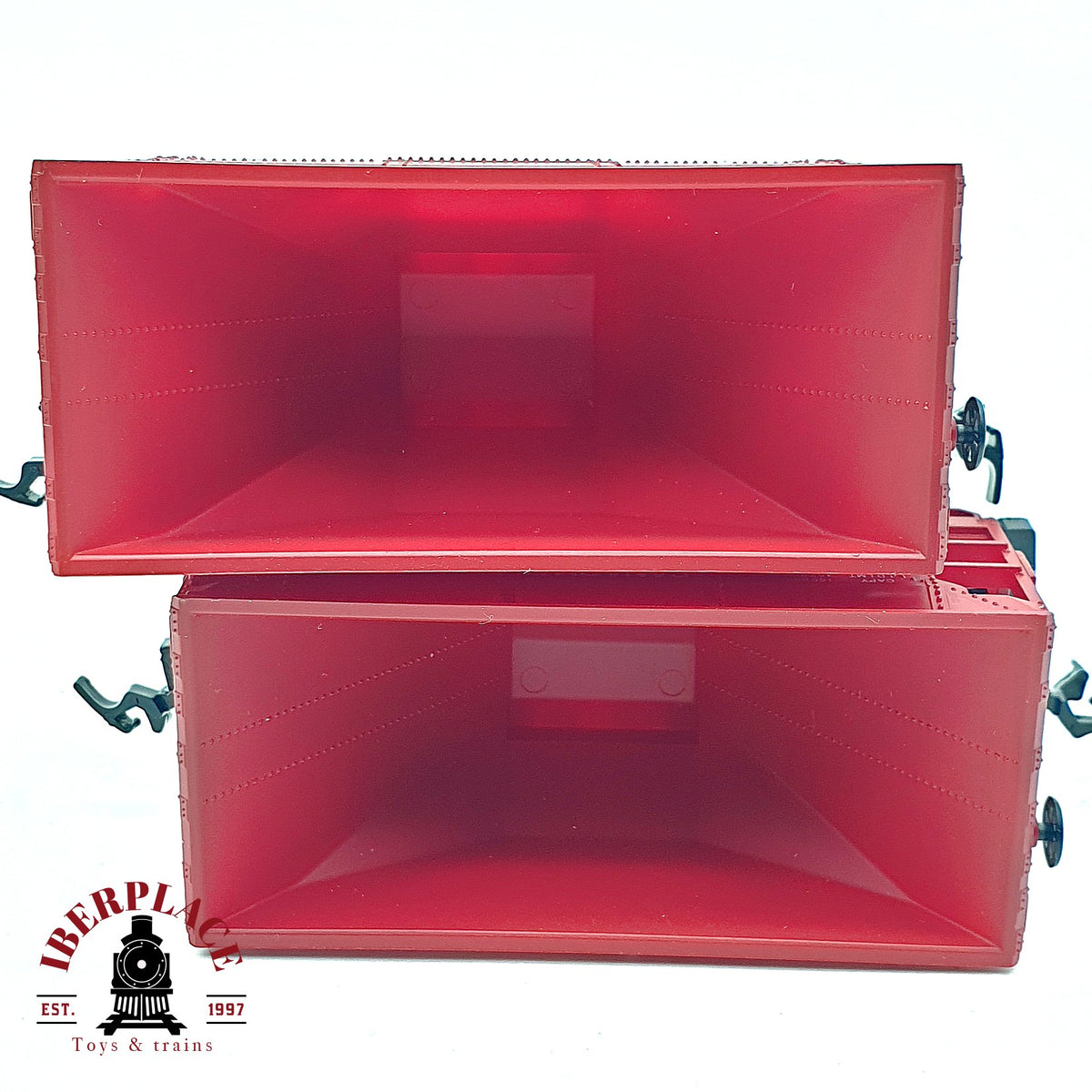 ♻️🚂 Mehano Set 2 vagones tolva Hopper Canadian National CN Escala H0 1:87