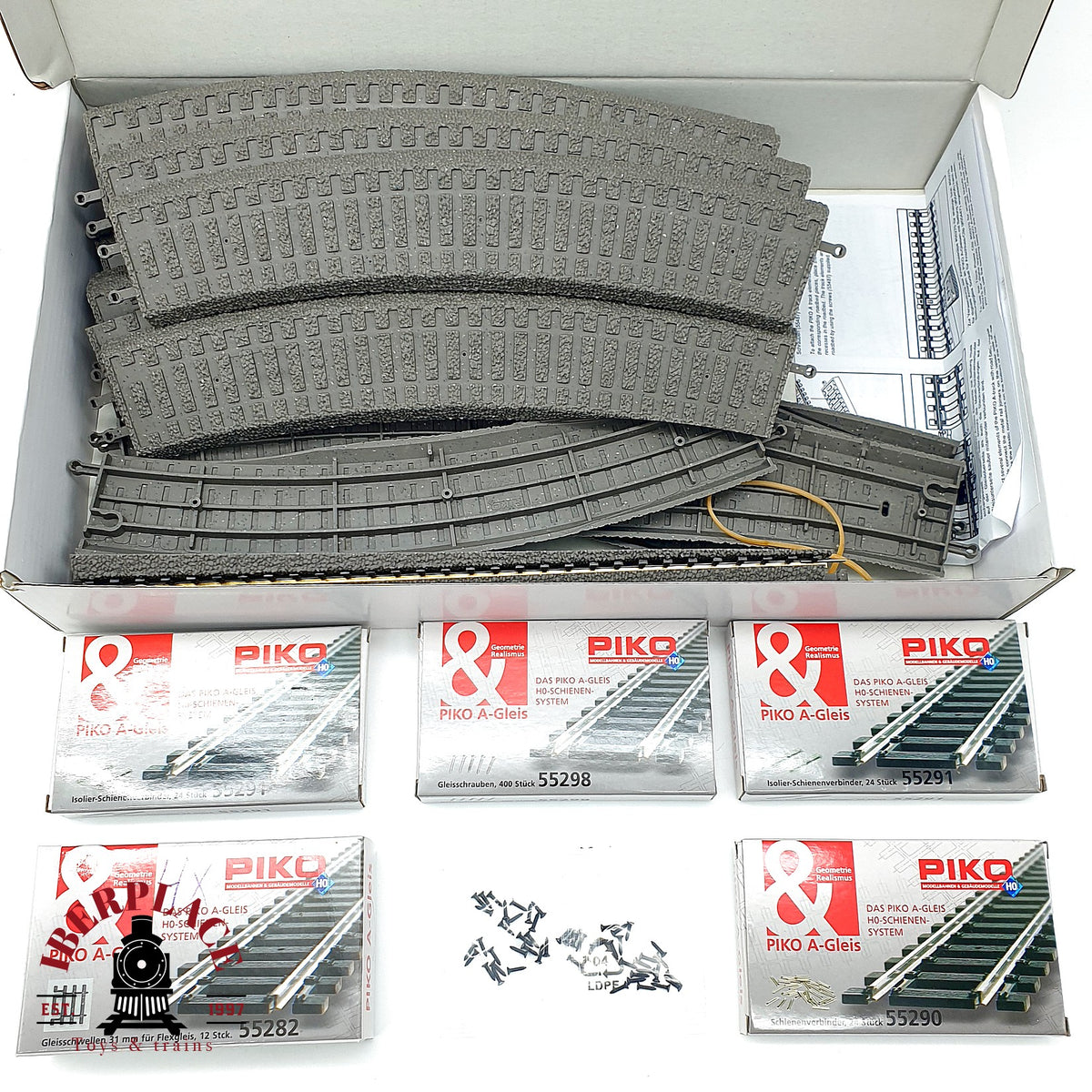 ♻️ ✨ Piko 55367 Set de balasto A-Gleis Bettung para Set A+E Escala H0 1:87