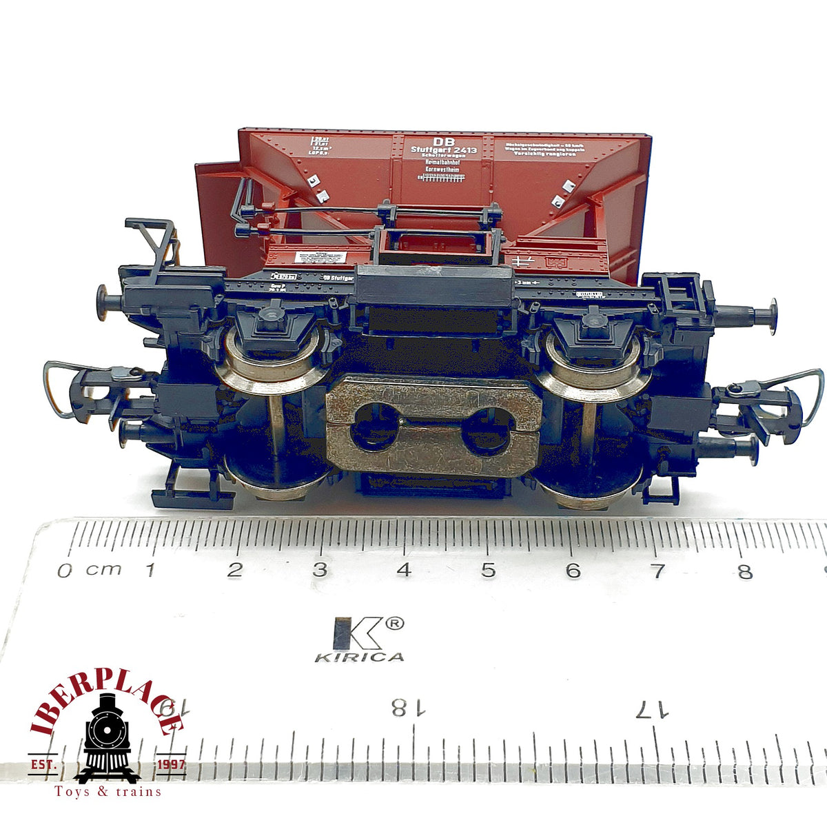 ♻️ 🚂 vagon Balasto Schotterwagen DB Stuttgart 2413 Talbot Gravel AC Escala H0 1:87