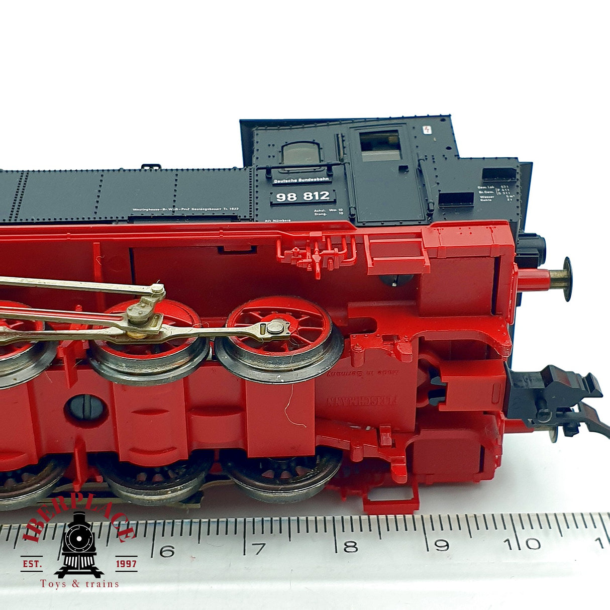 ♻️ ✨ Fleischmann 4099 locomotora vapor BR 98 812 DB epoca III H0 1:87 DC