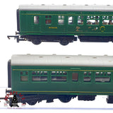 ♻️ 🚂 Hornby OO H0 DMU Class 101 automotor 3 piezas BR Green M79079 Escala H0 1:87