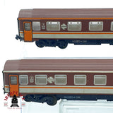 ♻️ 🚂 IBERTREN Locomotora Alsthom 7671 + 4 Vagones Pasajeros estrella Escala N 1:160