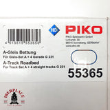 ♻️ ✨ Piko 55365 Set balasto A-Gleis Bettung para Set A + 4 G231 Escala H0 1:87