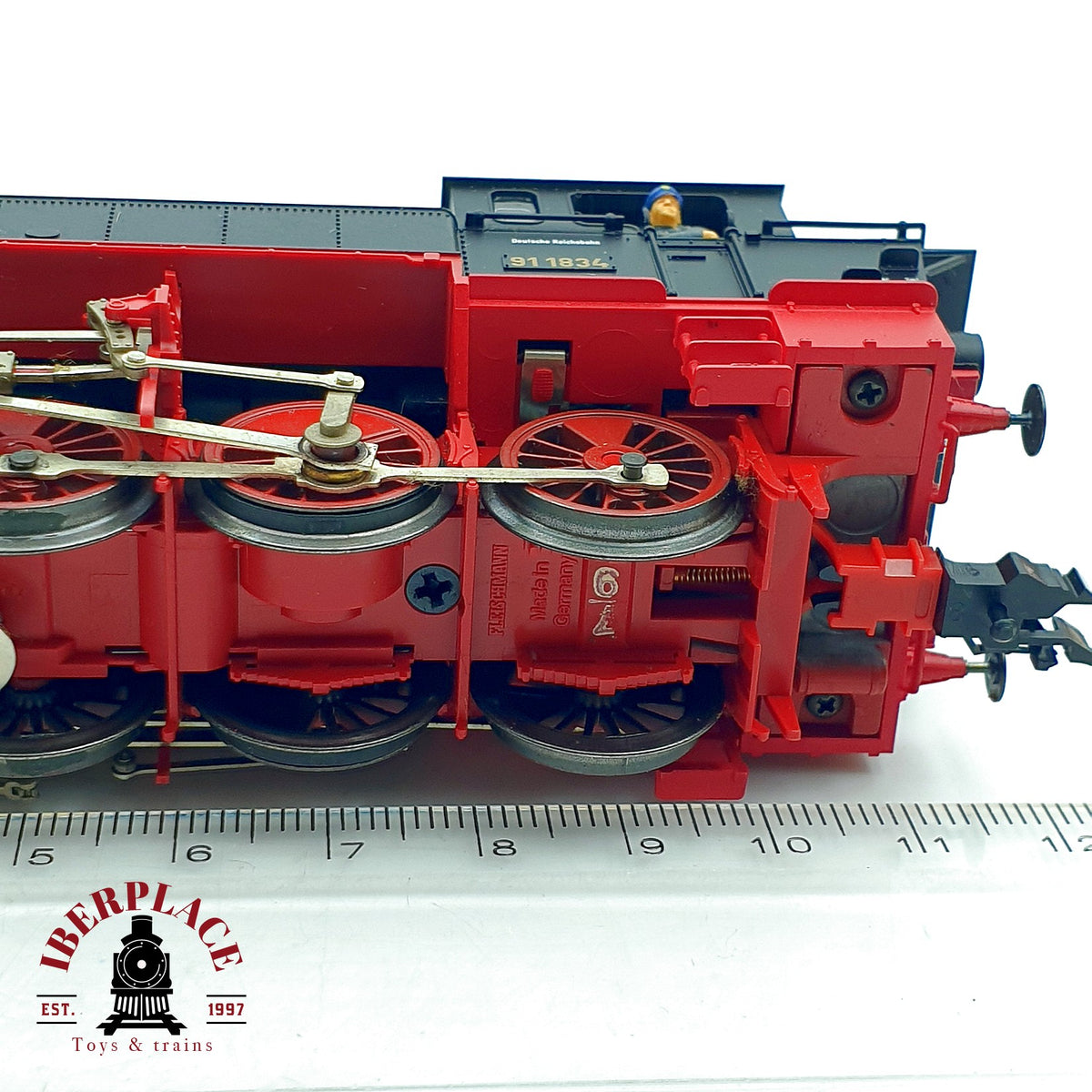 ♻️ ✨ Fleischmann 4032 locomotora vapor BR 91 1834 DRG epoca II Escala H0 1:87 DC