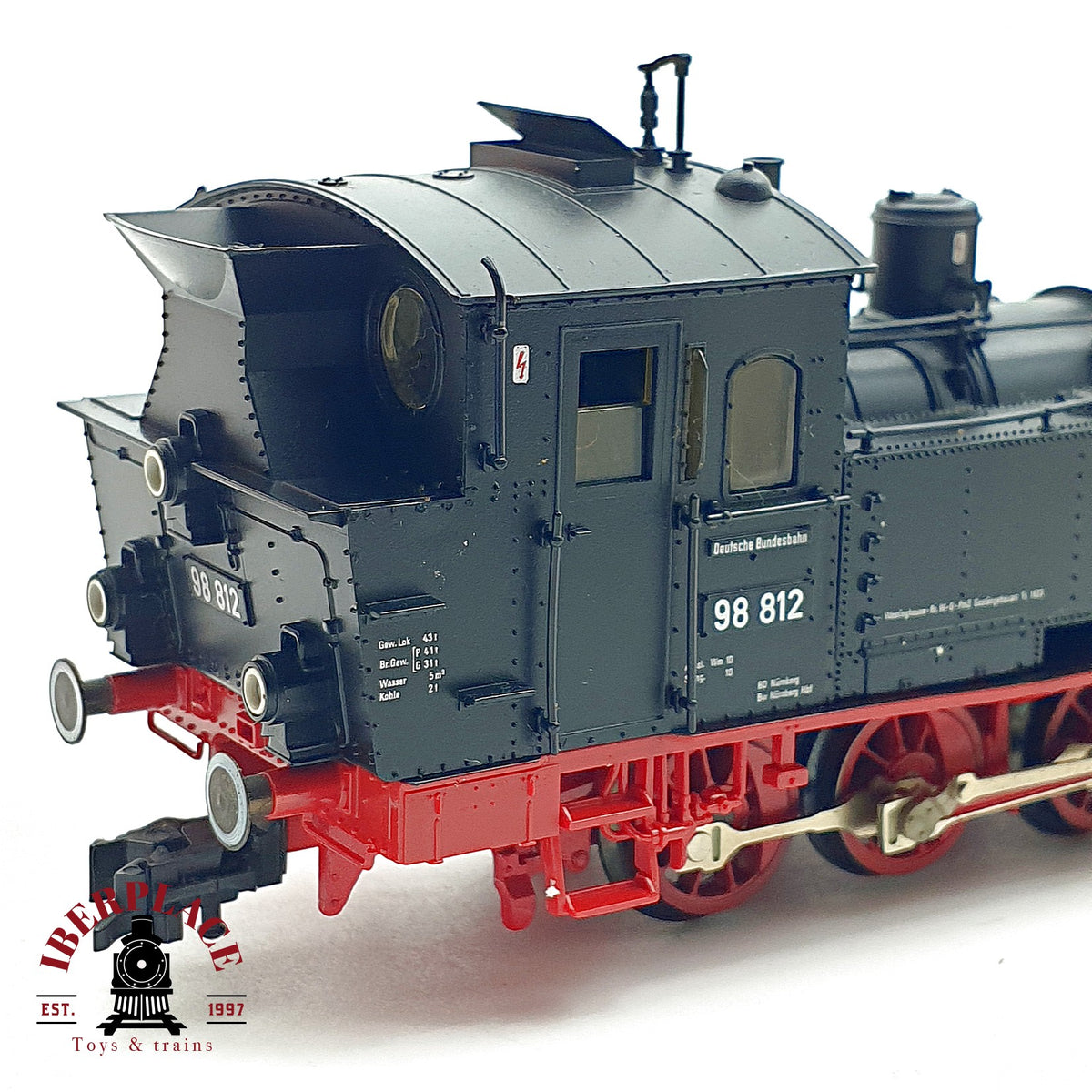 ♻️ ✨ Fleischmann 4099 locomotora vapor BR 98 812 DB epoca III Escala H0 1:87 DC