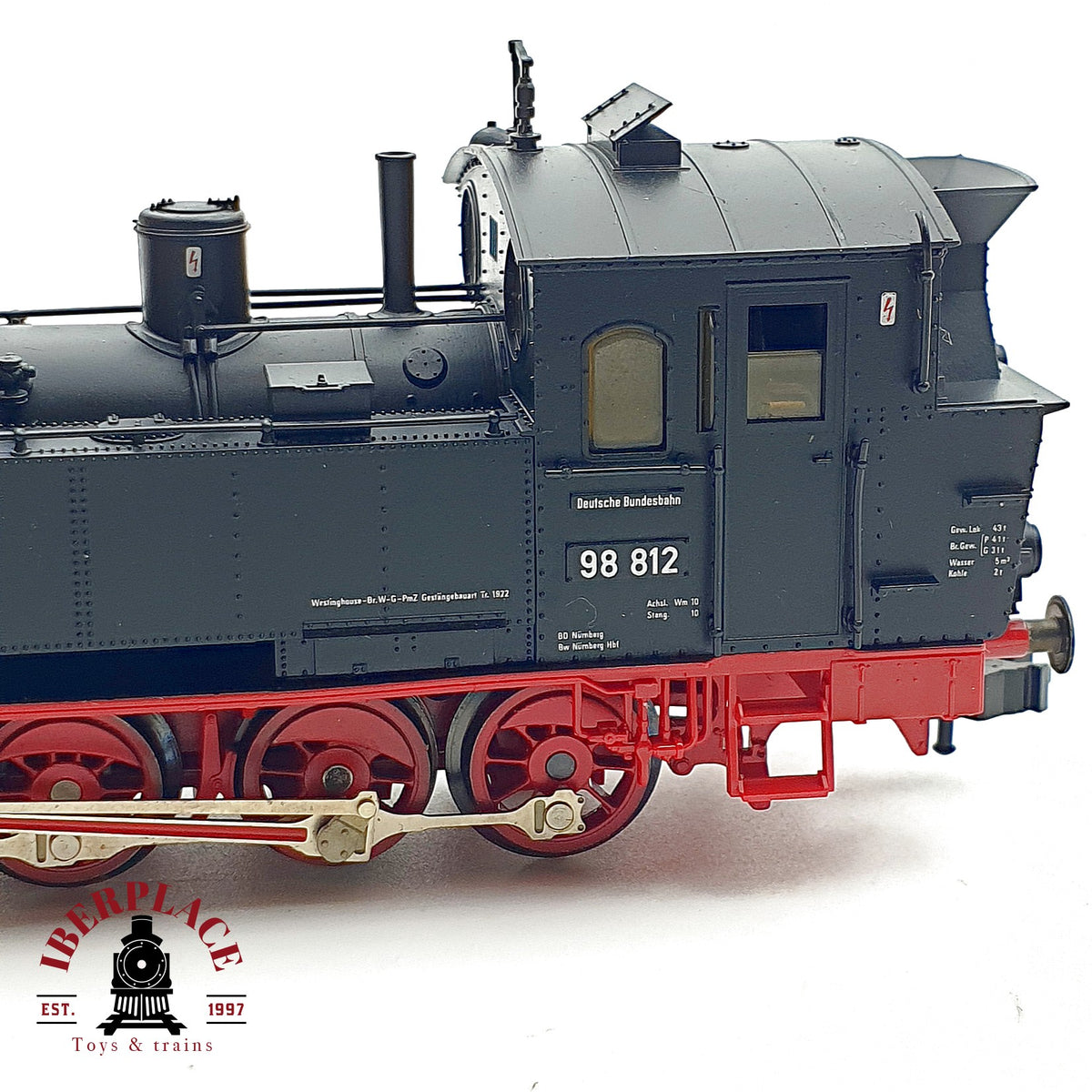 ♻️ ✨ Fleischmann 4099 locomotora vapor BR 98 812 DB epoca III Escala H0 1:87 DC