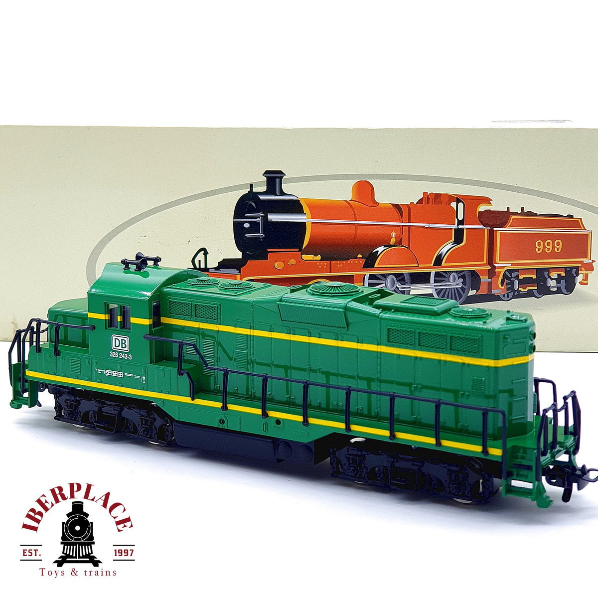 ♻️✨ Locomotora Diesel BR 326 243-3 DB Verde Ep IV Escala H0 1:87