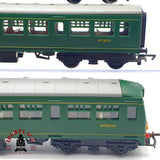 ♻️ 🚂 Hornby OO H0 DMU Class 101 automotor 3 piezas BR Green M79079 Escala H0 1:87