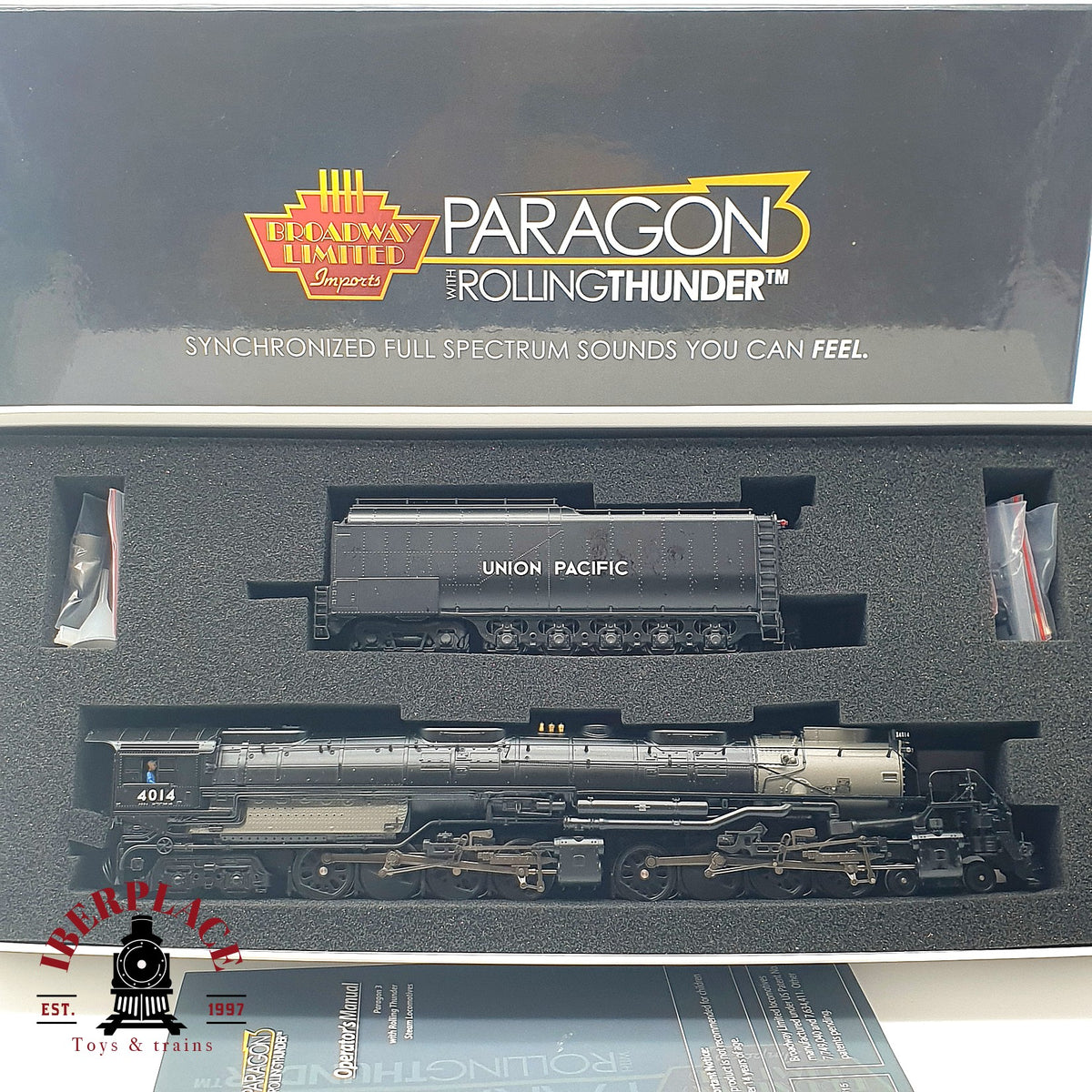 ♻️✨ Broadway Limited 4387 Union Pacific 4-8-8-4 Big Boy Steam Engine #4014 w/DCC Escala H0 1:87