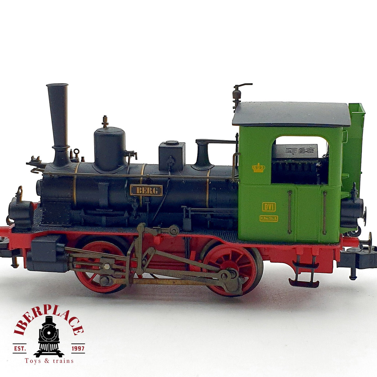 ♻️ ✨ Fleischmann 481301 locomotora vapor D VI "Berg" K.Bay.Stts.B. epoca I Escala H0 1:87 DC