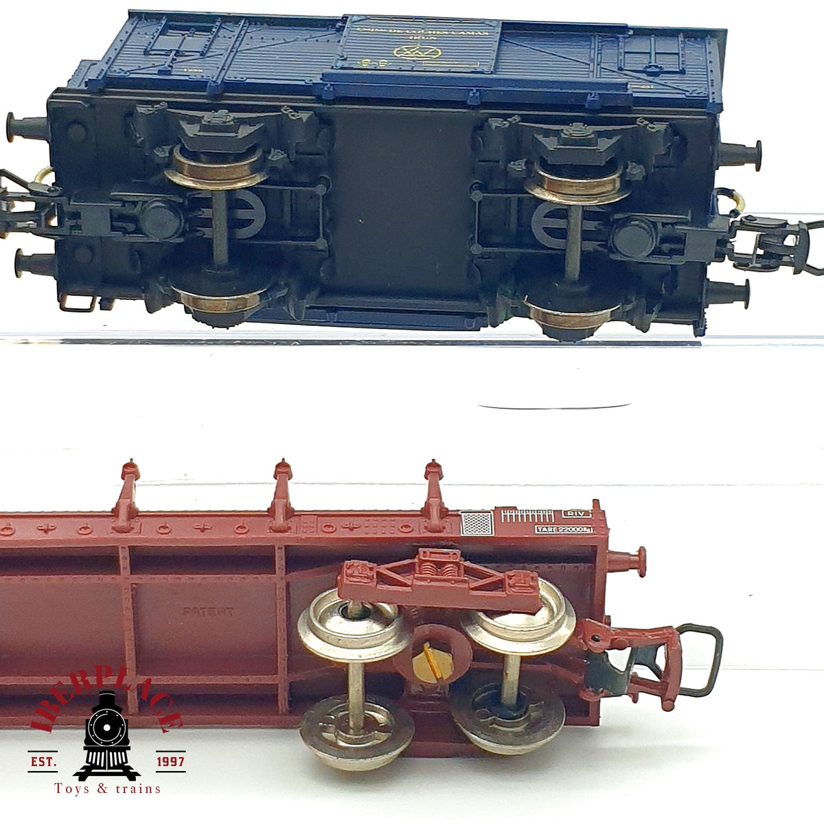 ♻️ 🚂 Roco electrotren 3x vagones mercancias Jaula Ganado RENFE CIWL DC Escala H0 1:87