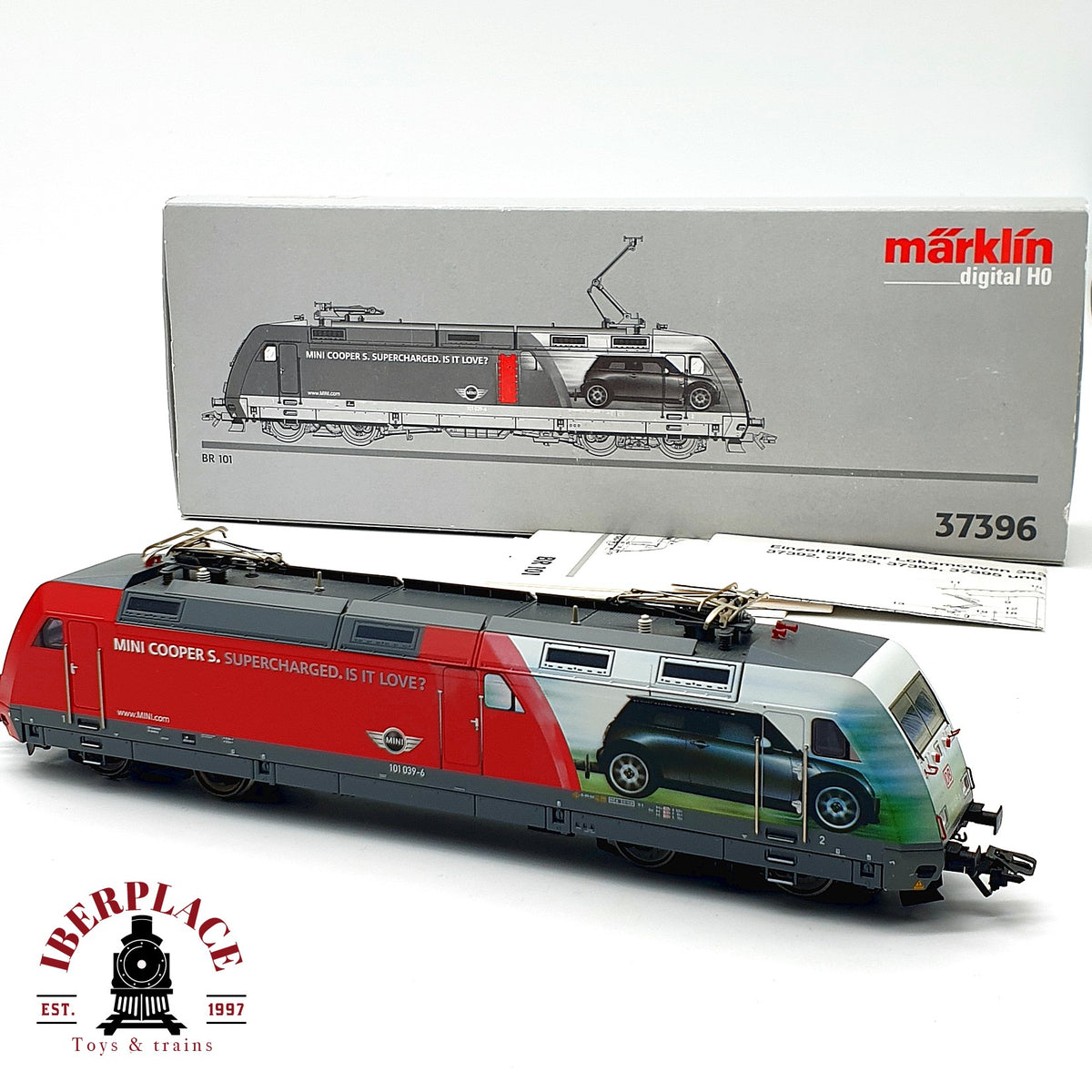 ♻️✨ Märklin 37396 Locomotora eléctrica BR 101 Mini Cooper DB Ep V AC Escala H0 1:87