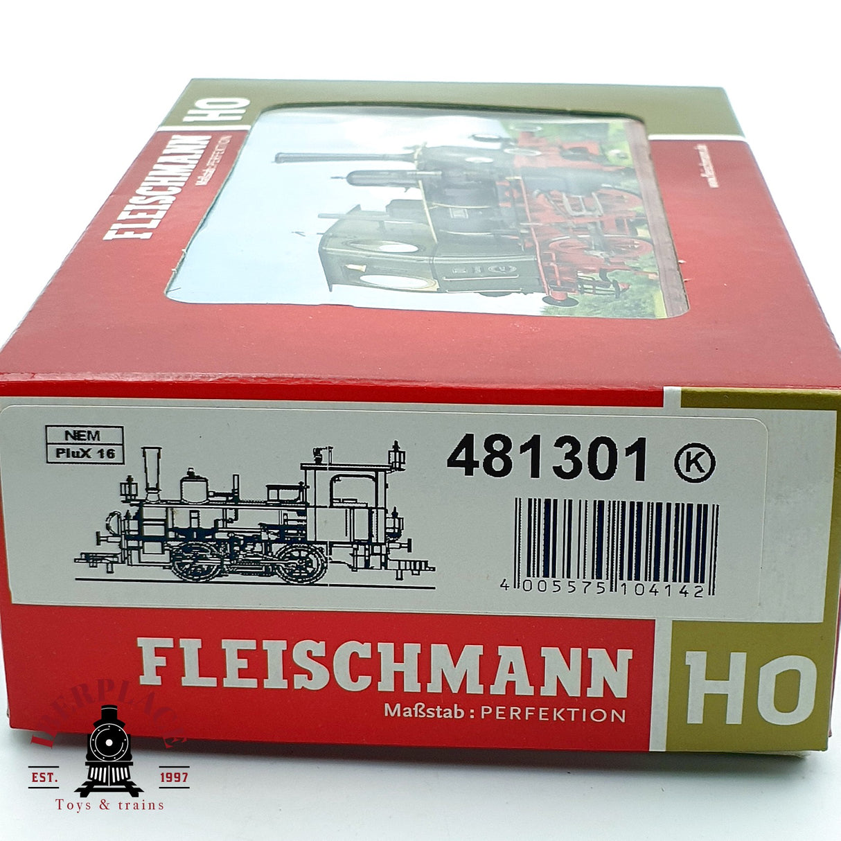 ♻️ ✨ Fleischmann 481301 locomotora vapor D VI "Berg" K.Bay.Stts.B. epoca I Escala H0 1:87 DC