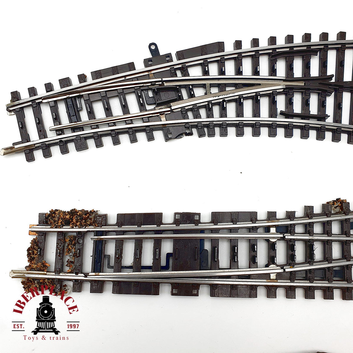♻️ 🛠️ Märklin K-Gleis 4x desvíos curvo recto desenganche vía Escala H0 1:87 AC
