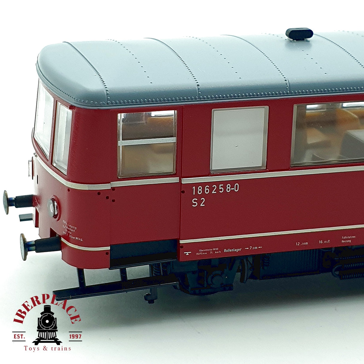 ♻️ ✨ Tillig 73128 Museums-Triebwagen BR 186 VT DR Ep IV Escala H0 1:87 DC