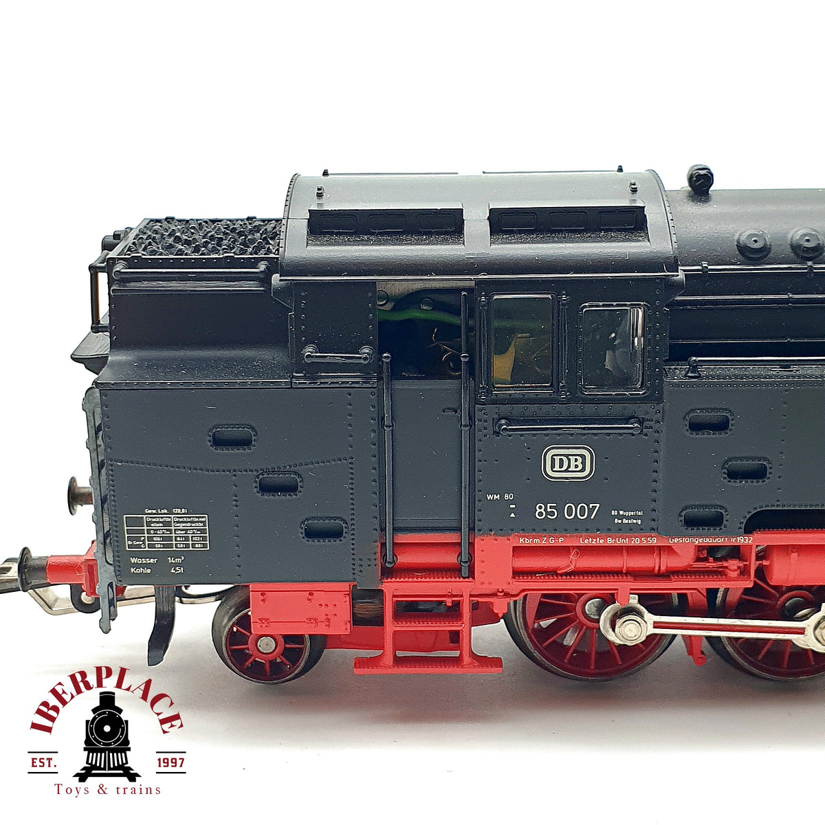 ♻️✨ Märklin 3709 Digital Locomotora BR 85 007 DB Ep III AC Tenderlok Höllental Escala H0 1:87