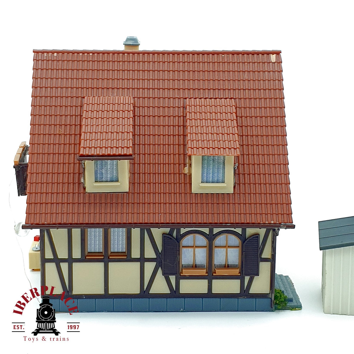 ♻️ 2x Casas unifamiliares chalet y casa residencial Escala H0 1:87