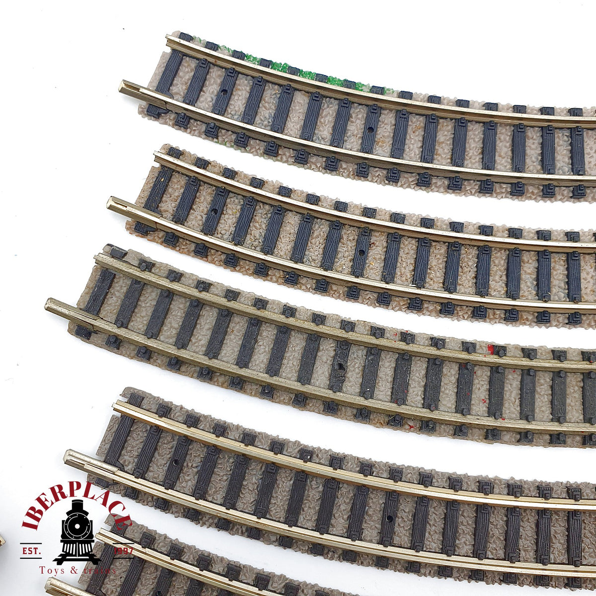 ♻️ Fleischmann Lote de vias curvas rectas desvios y motores Escala N 1:160