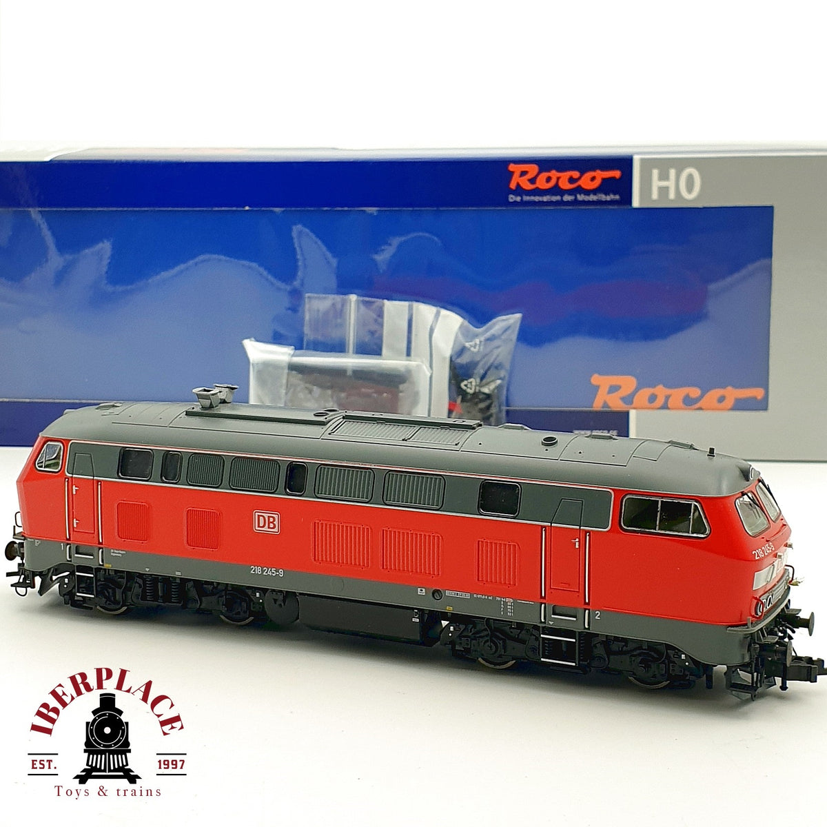 ♻️✨ Roco 72750 locomotora diesel BR 218 245-9 DB época IV Escala H0 1:87 DC