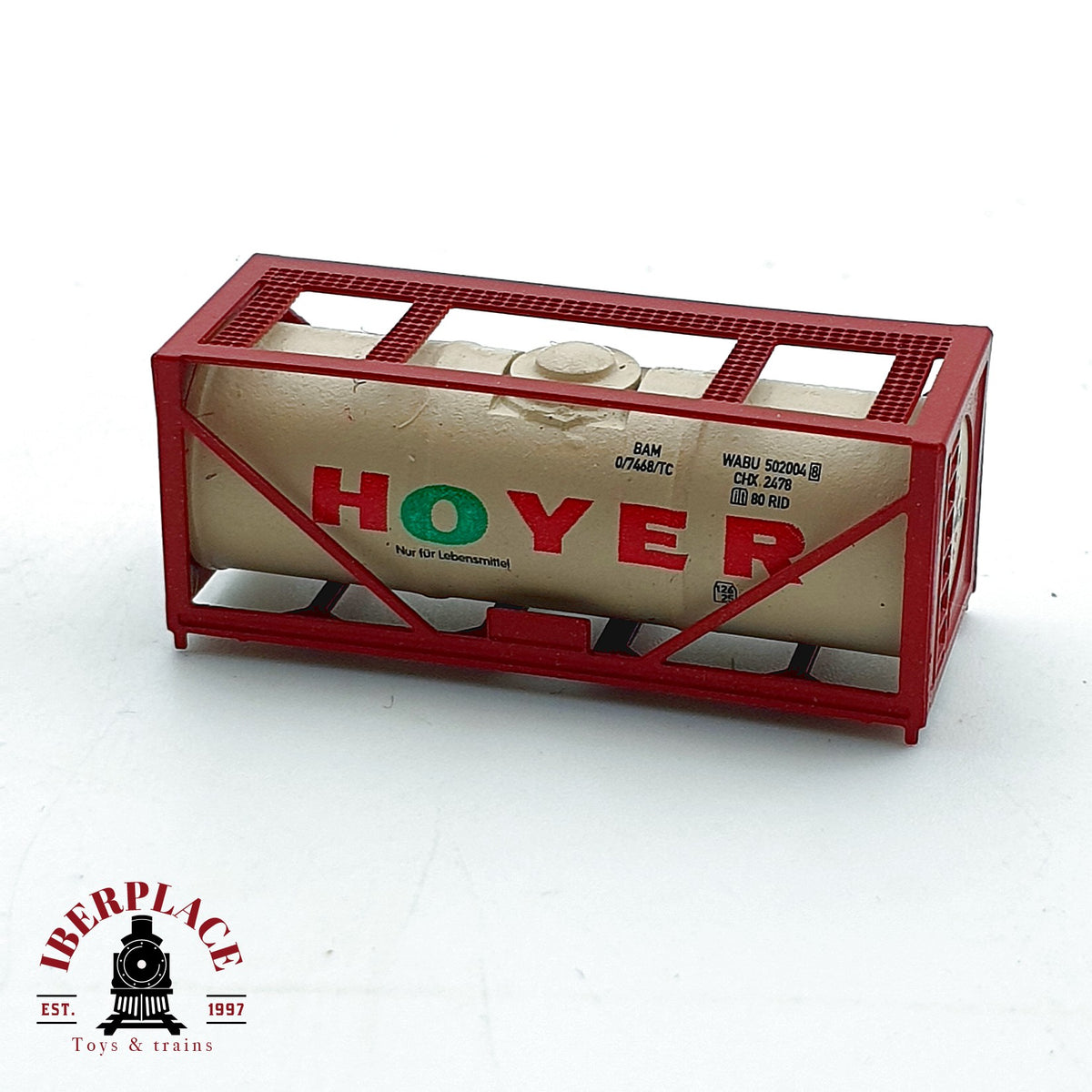 ♻️ ✨ Marklin Z-Club International contenedor tanque HOYER año 2001 escala Z 1:220