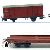 ♻️🚂 3x Rivarossi Vagones Mercancias plataforma FS Escala H0 1:87